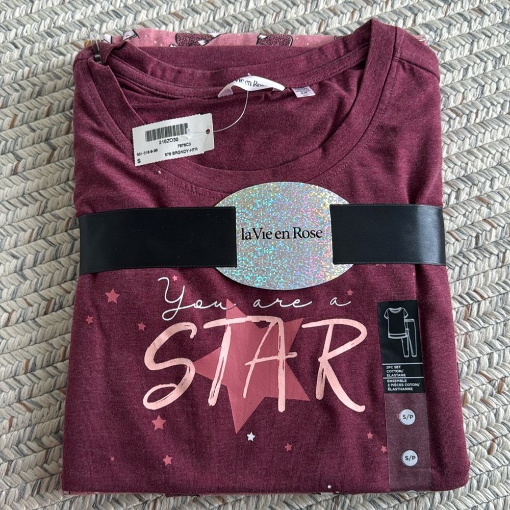 La Vie en Rose pajama set